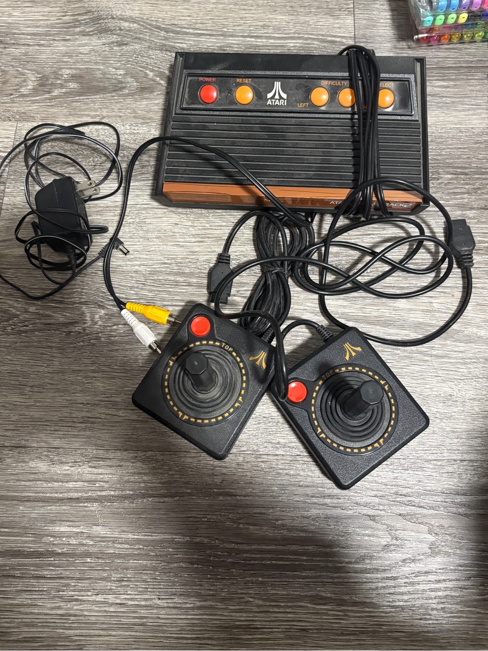 Atari Classic Video Game Console with Dual Joysticks - Flashback 2